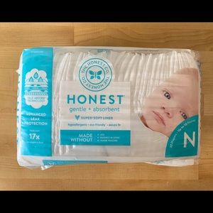 Honest Company White diapers